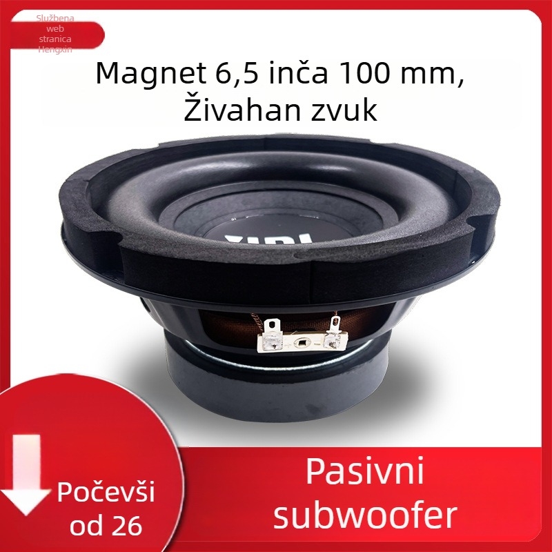 6,5-inčni pasivni bas zvučnik za DIY kućnu upotrebu