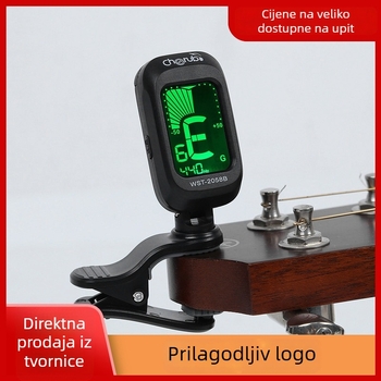 Little Angel klip-on tuner za gitaru, violinu, ukulele i električnu gitaru – elektronički alat za podešavanje