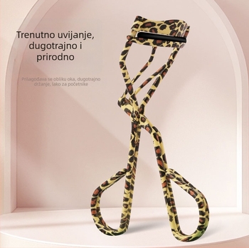 Uvijač trepavica s leopardim uzorkom, širokouglim dizajnom za prirodan izgled