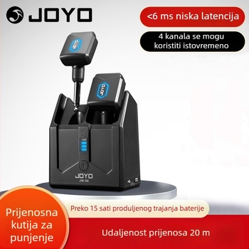 JOYO JW-06 Bežični transmiter i prijemnik za električnu gitaru s prijenosnom kutijom za punjenje