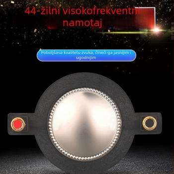 Visokotonac: zavojnica zvučnika s okruglom žicom i titanovom membranom, promjer 44,4 mm, 44-core sklop zvučnika – dijelovi za popravak