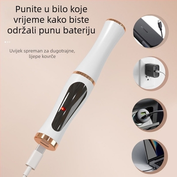 Ionski električni uvijač za trepavice, punjiv, grijani, dugotrajan učinak