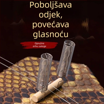 Erhu opružni mehanizmi za podešavanje s čeličnim žicama, bambus dodatak za pojačanu rezonanciju