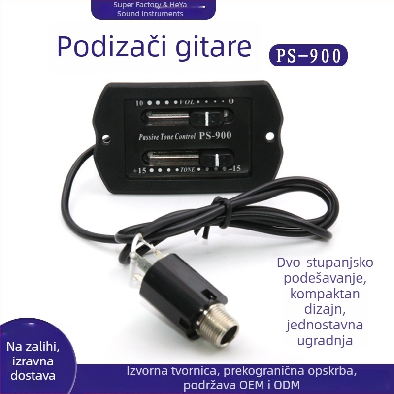 Ekvalizator za folk gitaru (EQ), dvostupanjski pickup, bez baterije, PS-900 dodatak glazbenim instrumentima