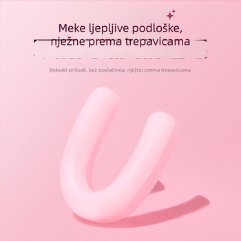 Rock Sweetheart bezokvirne kliješta za trepavice, jednim klipom uvijanje, dugotrajno oblikovanje, prenosno, širokokutni dizajn suncokreta