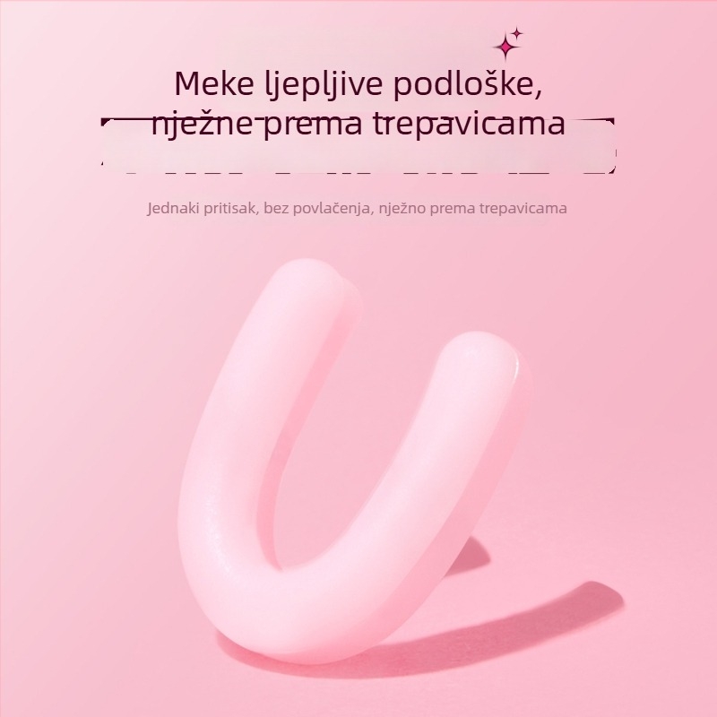 Rock Sweetheart bezokvirne kliješta za trepavice, jednim klipom uvijanje, dugotrajno oblikovanje, prenosno, širokokutni dizajn suncokreta
