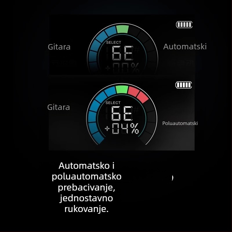 Watson Enya višestruko funkcionalan pametan automatski tuner za gitaru i ukulele