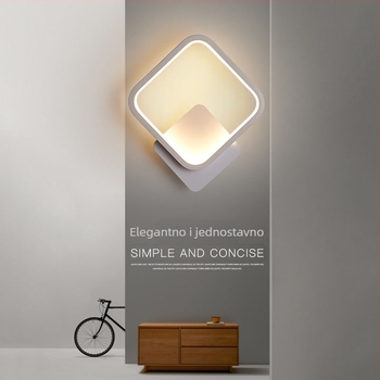 Moderna minimalistička LED zidna svjetiljka za spavaću sobu, dnevni boravak i hodnik