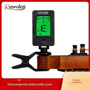 Rudson visokokvalitetni električni tuner za gitaru i violinu