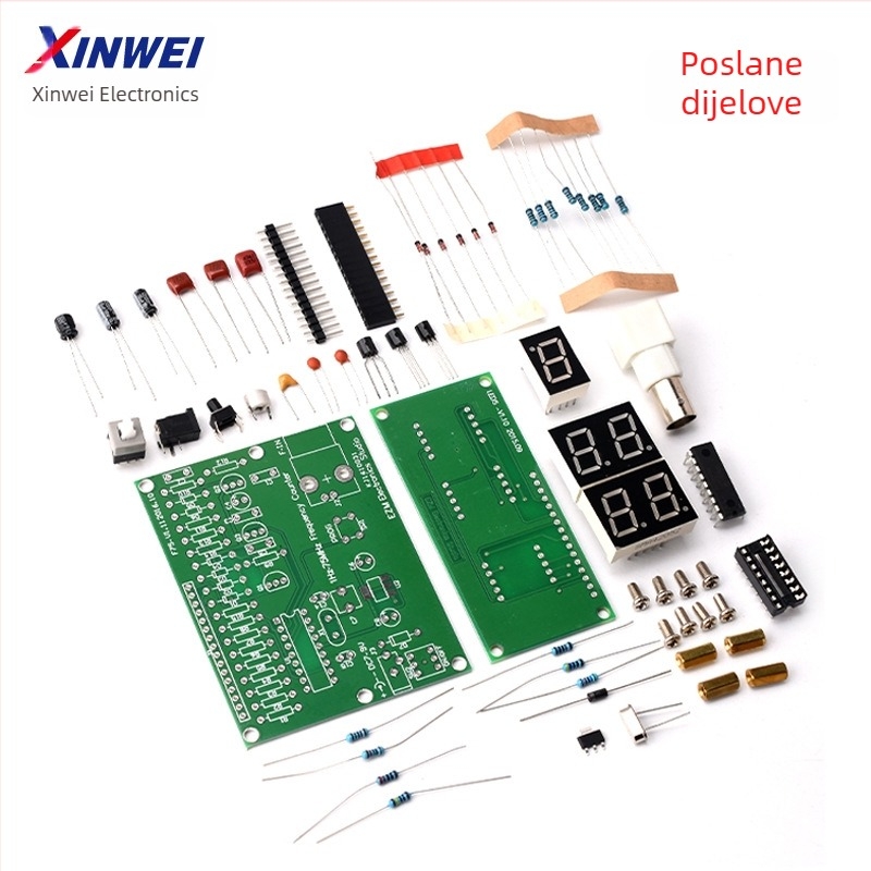 Kristalni oscilator 1 Hz–50 MHz, mjerenje frekvencije, napajanje 7 V–9 V, 50 mA, DIY komplet za frekvimetar