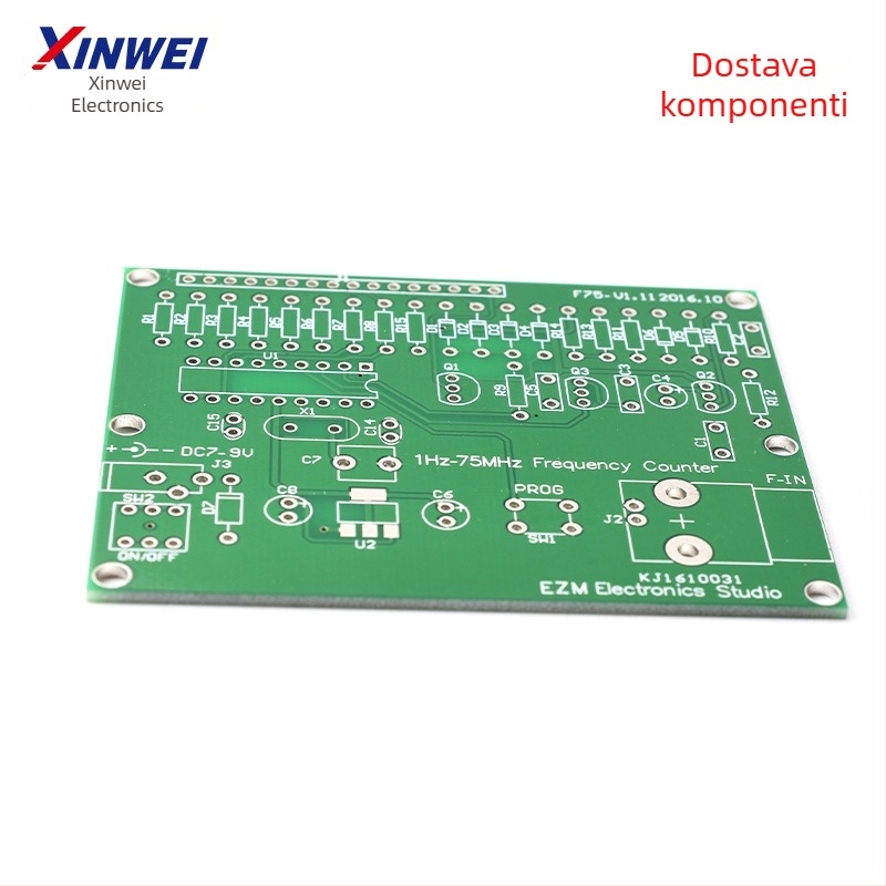 Kristalni oscilator 1 Hz–50 MHz, mjerenje frekvencije, napajanje 7 V–9 V, 50 mA, DIY komplet za frekvimetar
