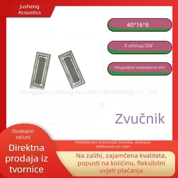 JS 1134 Visokoučinkovit vodootporni rog zvučnik, dimenzije 40×16×8 mm