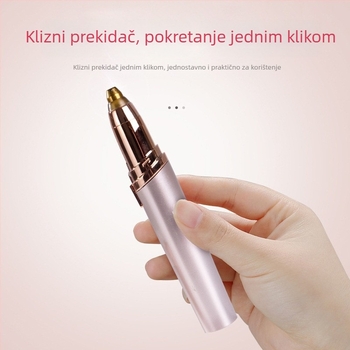 Električni trimer za obrve za žene, Automatski alat za oblikovanje obrva, Mini uređaj za uklanjanje dlaka, Olovka za obrve