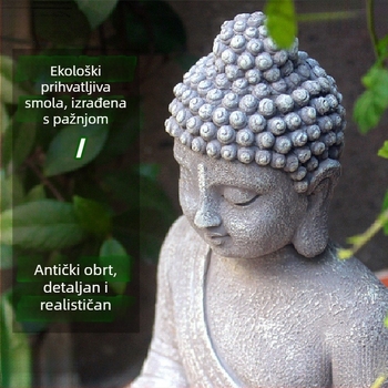 Buddha kip, dekorativna figura u kineskom stilu, za dom, vrt, dvorište i radnu sobu