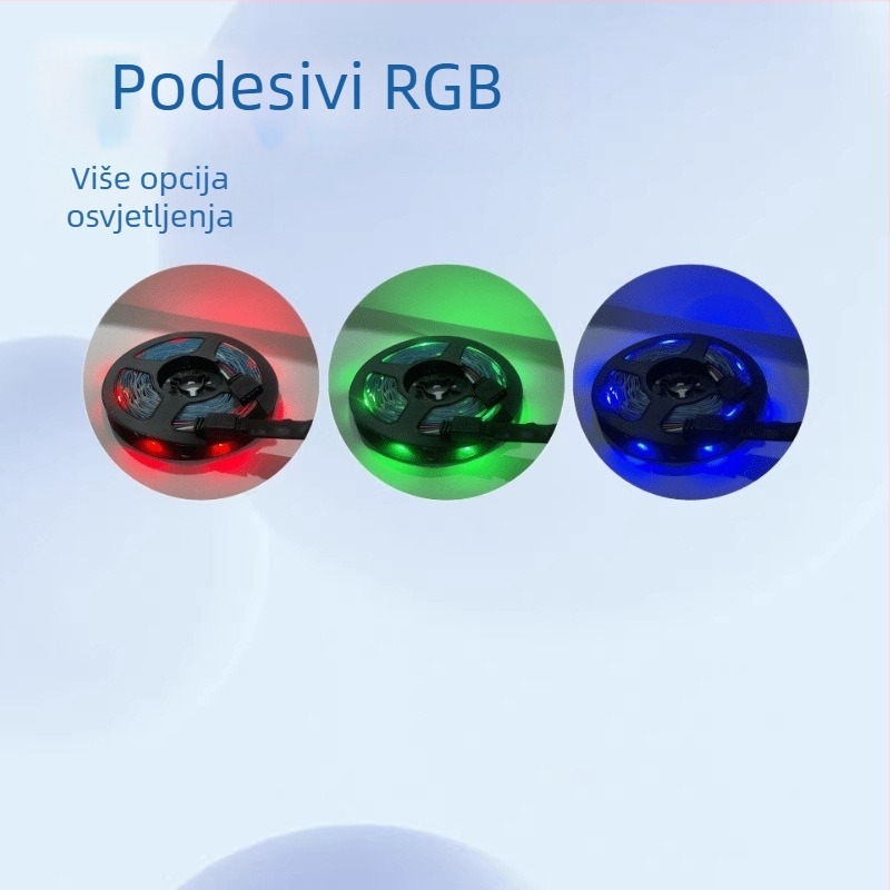 RGB LED trak 5050, 12V, 18 ili 30 LED, ambijentalno osvjetljenje, regulacija jačine svjetla