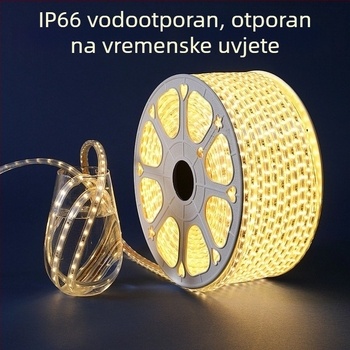 LED traka visokog sjaja, vodootporna za vanjsku upotrebu, linearna traka za dnevni boravak na stropu s toplom bijelom bojom