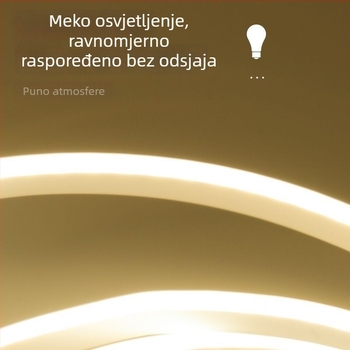 USB LED traka s daljinskim upravljačem i vremenskim prekidačem, napajanje iz utičnice, samoljepljiva ambijentalna svjetiljka