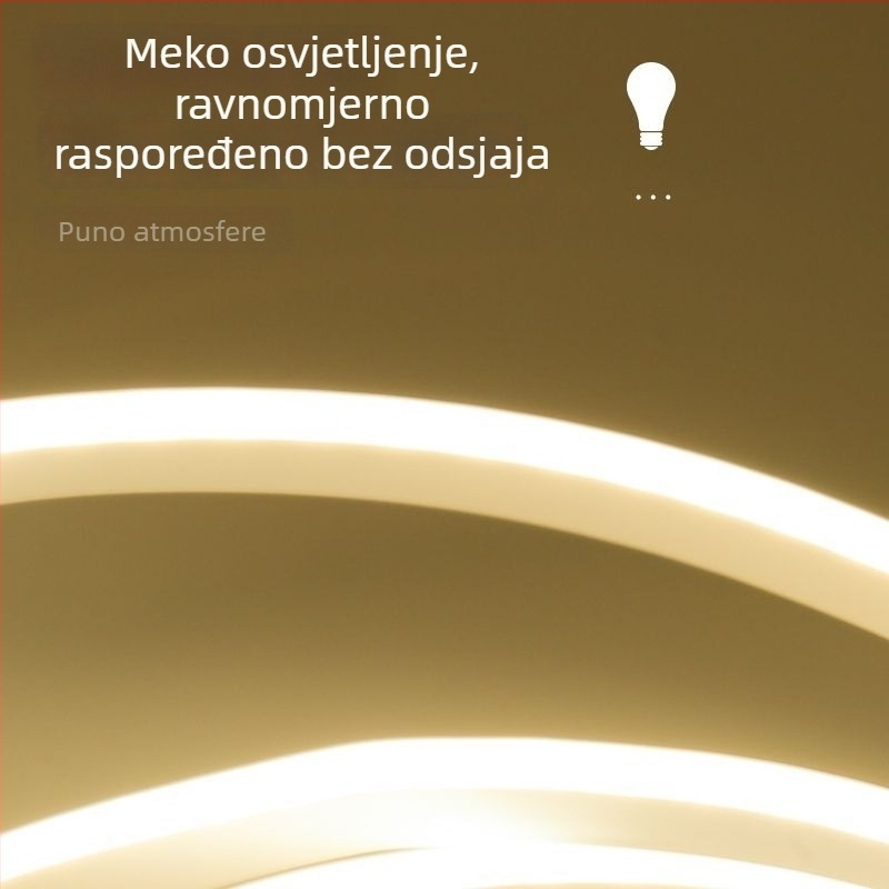 USB LED traka s daljinskim upravljačem i vremenskim prekidačem, napajanje iz utičnice, samoljepljiva ambijentalna svjetiljka