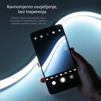 Silikonska LED traka, 24V/12V/220V, fleksibilno vanjsko lineárno osvjetljenje