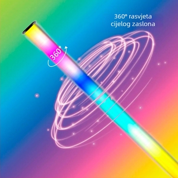 LED podna lampa s daljinskim upravljanjem, Bluetoothom i RGB ambijentalnim svjetlom – 120 cm, moderan minimalistički dizajn za barove i zabavne prostore