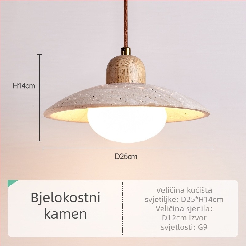 Japanski stil luster za spavaću sobu, drveno kremaste nijanse, retro wabi-sabi dizajn, tijelo oblaka, akrilni abažur, LED rasvjeta, pogodna za spavaću sobu ili restoran/bar