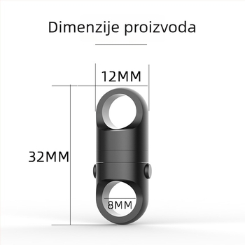 Kljucni lanac od aluminijske legure s brzim mehanizmom otpuštanja, magnetska kuka za ribolov sa snažnim magnetom