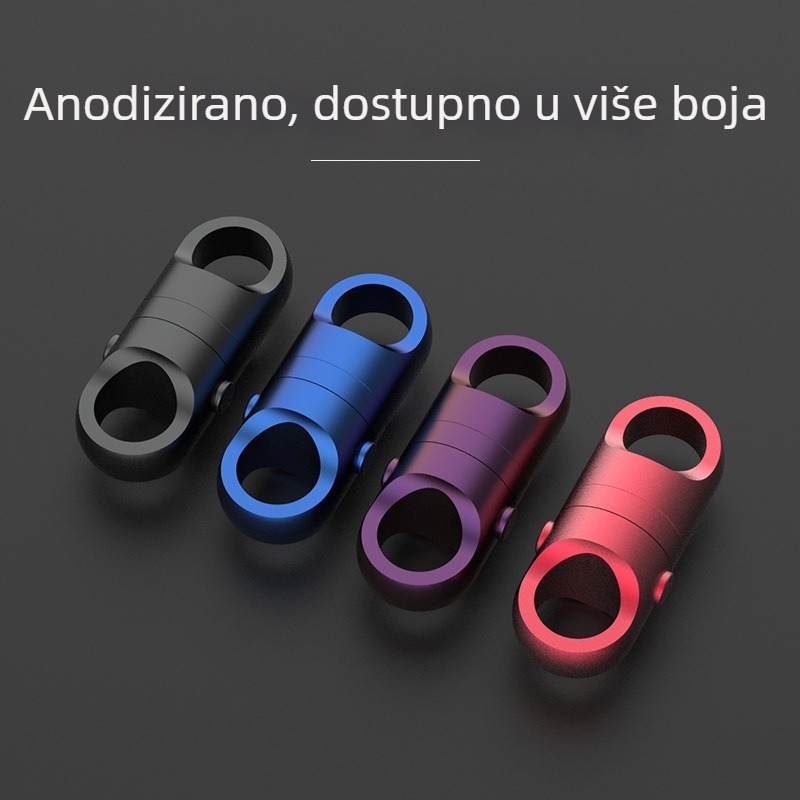 Kljucni lanac od aluminijske legure s brzim mehanizmom otpuštanja, magnetska kuka za ribolov sa snažnim magnetom