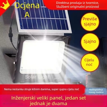 Solarna vanjska svjetiljka – snažna LED rasvjeta za ulice i dvorišta, automatsko uključivanje noću