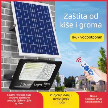 Solarna vanjska svjetiljka – snažna LED rasvjeta za ulice i dvorišta, automatsko uključivanje noću