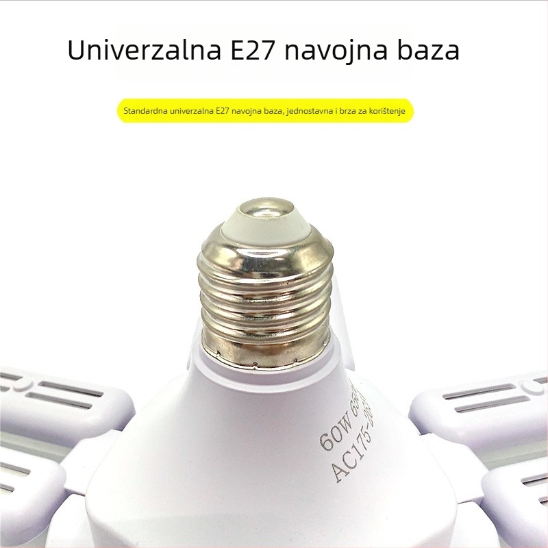 LED stropna svjetiljka s U-oblikom lišća, E27, za spavaću sobu i dnevni boravak, RGB osvjetljenje s mogućnošću prigušivanja