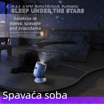 Projektor zvjezdane noći, ambijentalno svjetlo za spavaću sobu, noćna svjetiljka za plafon, romantičan dar
