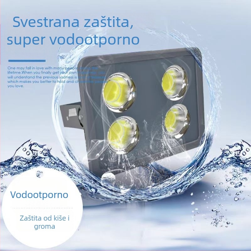 LED vanjski reflektor s vodootpornim kućištem za reklame, dvorište i ulično osvjetljenje, usmjereno osvjetljenje i toranj osvjetljenje, industrijsko osvjetljenje