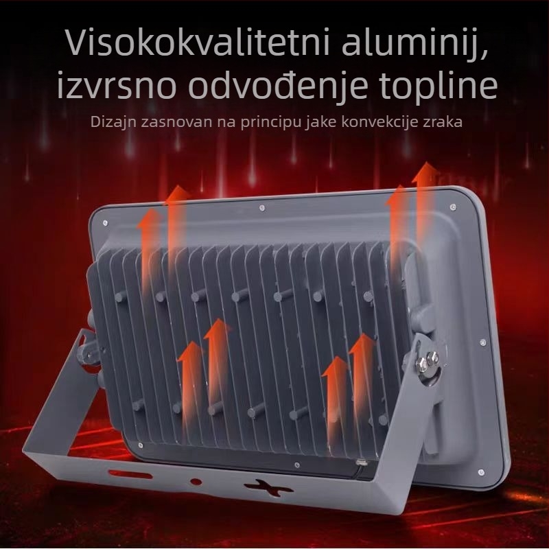 LED vanjski reflektor s vodootpornim kućištem za reklame, dvorište i ulično osvjetljenje, usmjereno osvjetljenje i toranj osvjetljenje, industrijsko osvjetljenje
