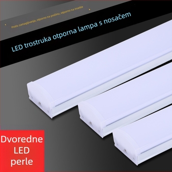 LED lampa za pročišćavanje s tri zaštite, integrirani nosač, otporna na prašinu fluorescencijska svjetiljka za ured i učionu
