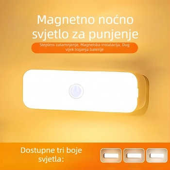 punjiva noćna lampica za noćni ormarić s magnetskom lampom za čitanje i zaštitom očiju