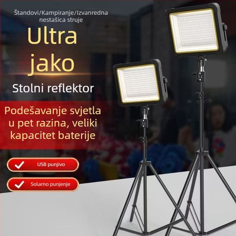 Solarno vanjsko rasvjetno svjetlo za dvorište, IP66, automatsko uključivanje noću