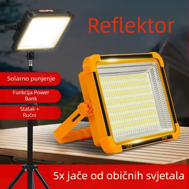 Solarno vanjsko rasvjetno svjetlo za dvorište, IP66, automatsko uključivanje noću