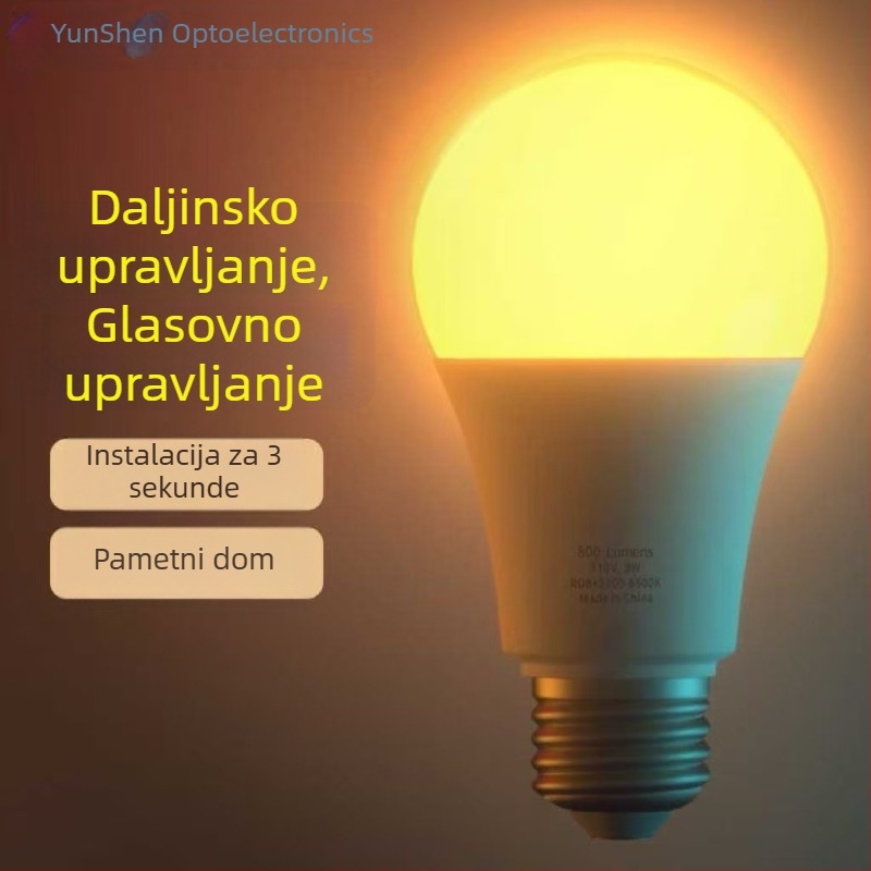 RGB pametna LED žarulja s ambijentalnom rasvjetom i glasovnim upravljanjem