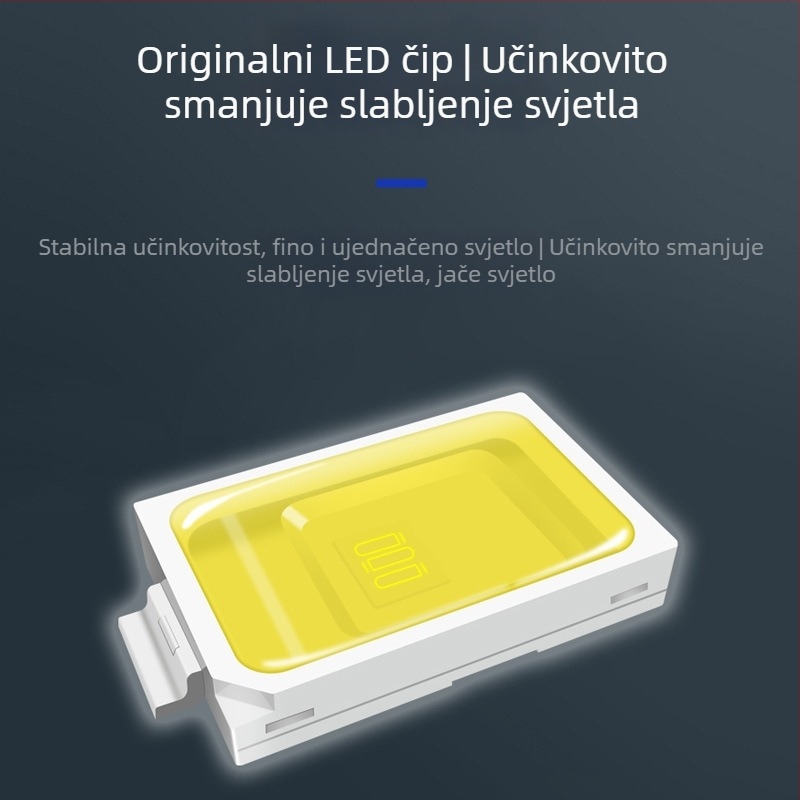 Zlatna LED kuglica s ravnim vrhom, konstantni tok, jasna bijela svjetlost, energetski učinkovita, E27 priključak, 220V, 30.000 sati