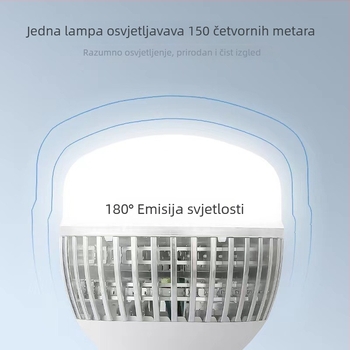 LED visoko snaga globusna žarulja za radionicu i skladište, E27 navoj, 3800 lm, 220V, aluminijsko tijelo, PC difuzor, IP20, vijek trajanja 10000 h