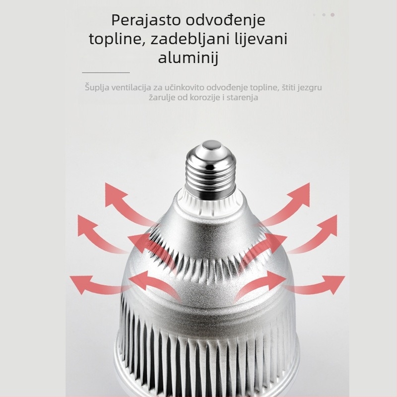 LED 200W velika globusna žarulja — prilagodljiva, visokoučinkovita, ultra jaka, energetski učinkovita, E27 navoj