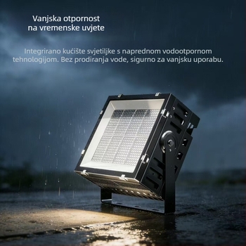 200W vanjski LED reflektor, vodootporan IP66, 360 LED, 5000 lm, industrijsko/gradilišno osvjetljenje