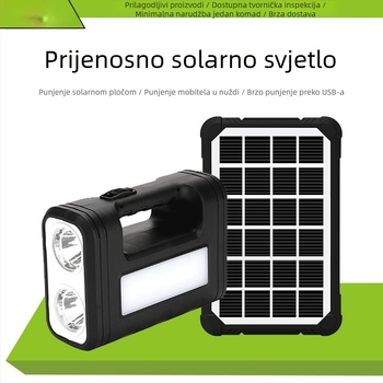 Solarni sustav rasvjete 30W, LED svjetlo s USB punjenjem za kampiranje na otvorenom