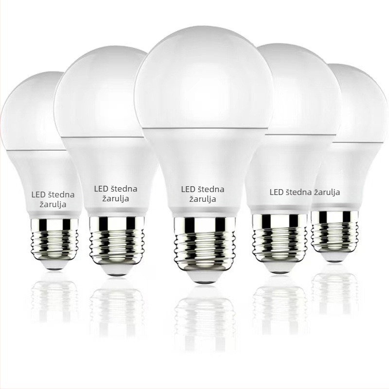 LED žarulja s bazom E27, stakleno kućište, tri zaštite, štedljiva 3W–5W