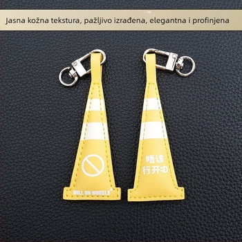 Kožni privjesak u konusnom obliku, ukras za torbu i prilagođeni privjesak za automobil od PU kože za poslovne događaje