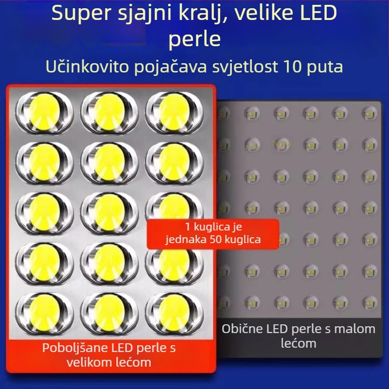 Solarna ulična lampica s radar-senzorom, vanjsko LED rasvjetno osvjetljenje s trostrukim osvjetljenjem
