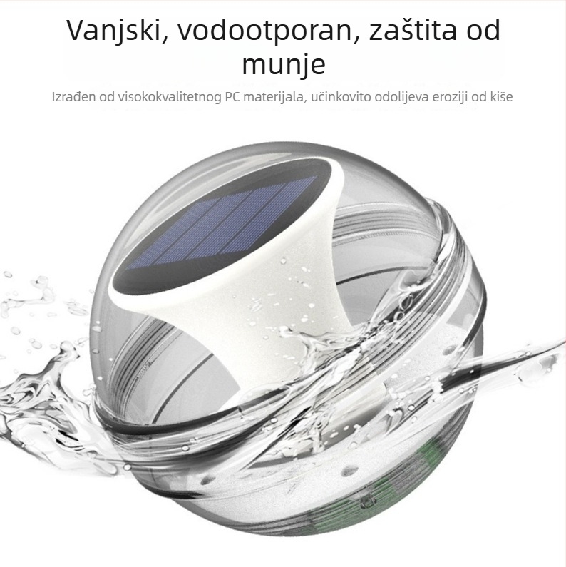 Solarna plutajuća svjetla za vanjsku upotrebu, vodootporne rasvjetne lampe za jezero, noćno osvjetljenje za vrt i dvorište, tri načina rada