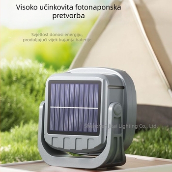 LED punjiva vanjska kamping svjetiljka — reflektor za šator s više izvora svjetla
