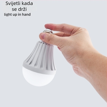 LED nužna žarulja tip ploča s ugrađenom punjivom baterijom, B22 priključak, snop svjetla 230°, 120–135 lm/W, CRI 80–90, IP30, bez dimmera, 2 godine jamstva