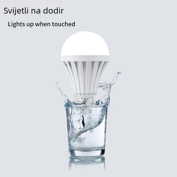 LED nužna žarulja tip ploča s ugrađenom punjivom baterijom, B22 priključak, snop svjetla 230°, 120–135 lm/W, CRI 80–90, IP30, bez dimmera, 2 godine jamstva